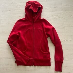 Women’s Red Lululemon Scuba- size 10